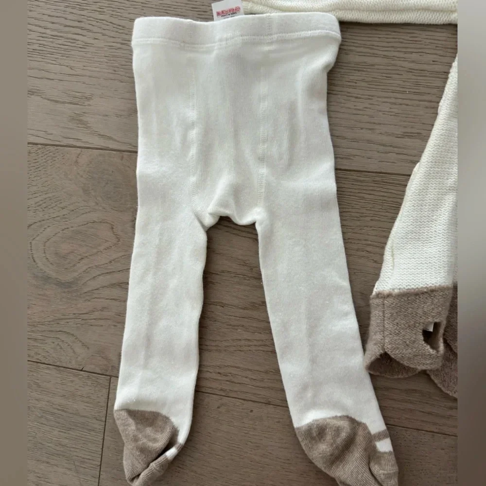 Catherine Maladrino dress and tights 3-6 months